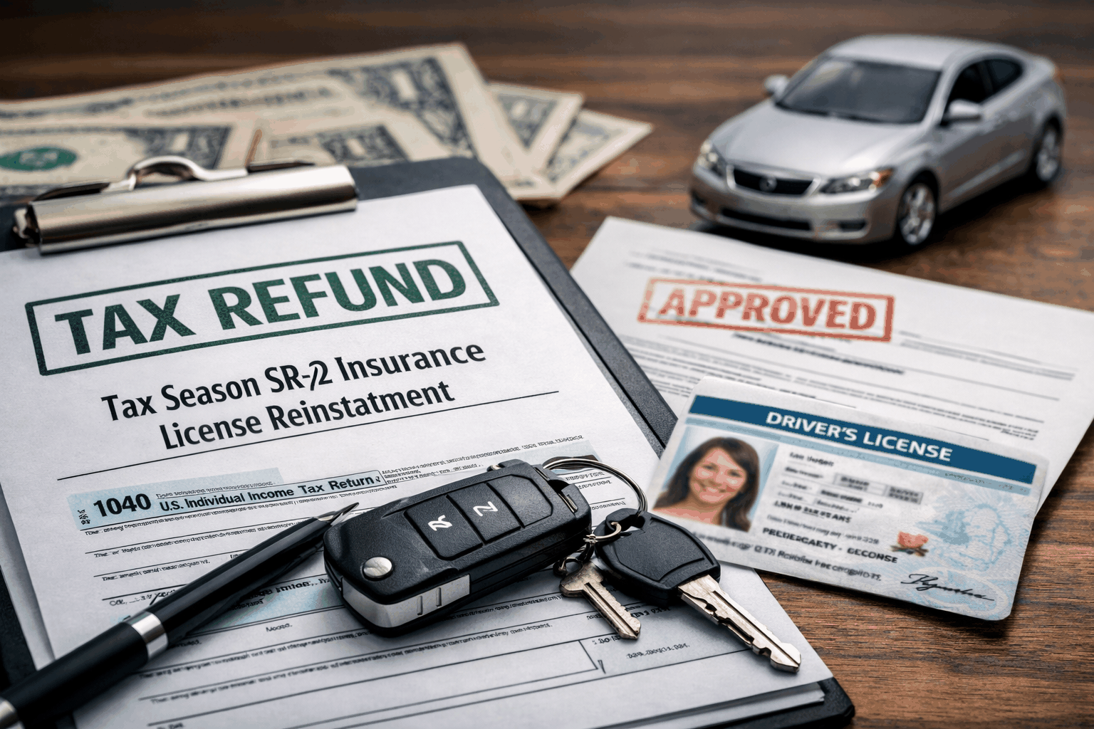 tax season SR-22 insurance license reinstatement
