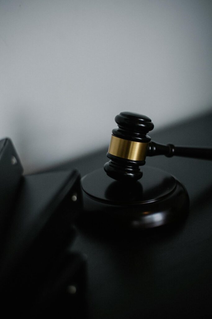 Judge gavel symbolizing court authority for DUI legal proceedings
