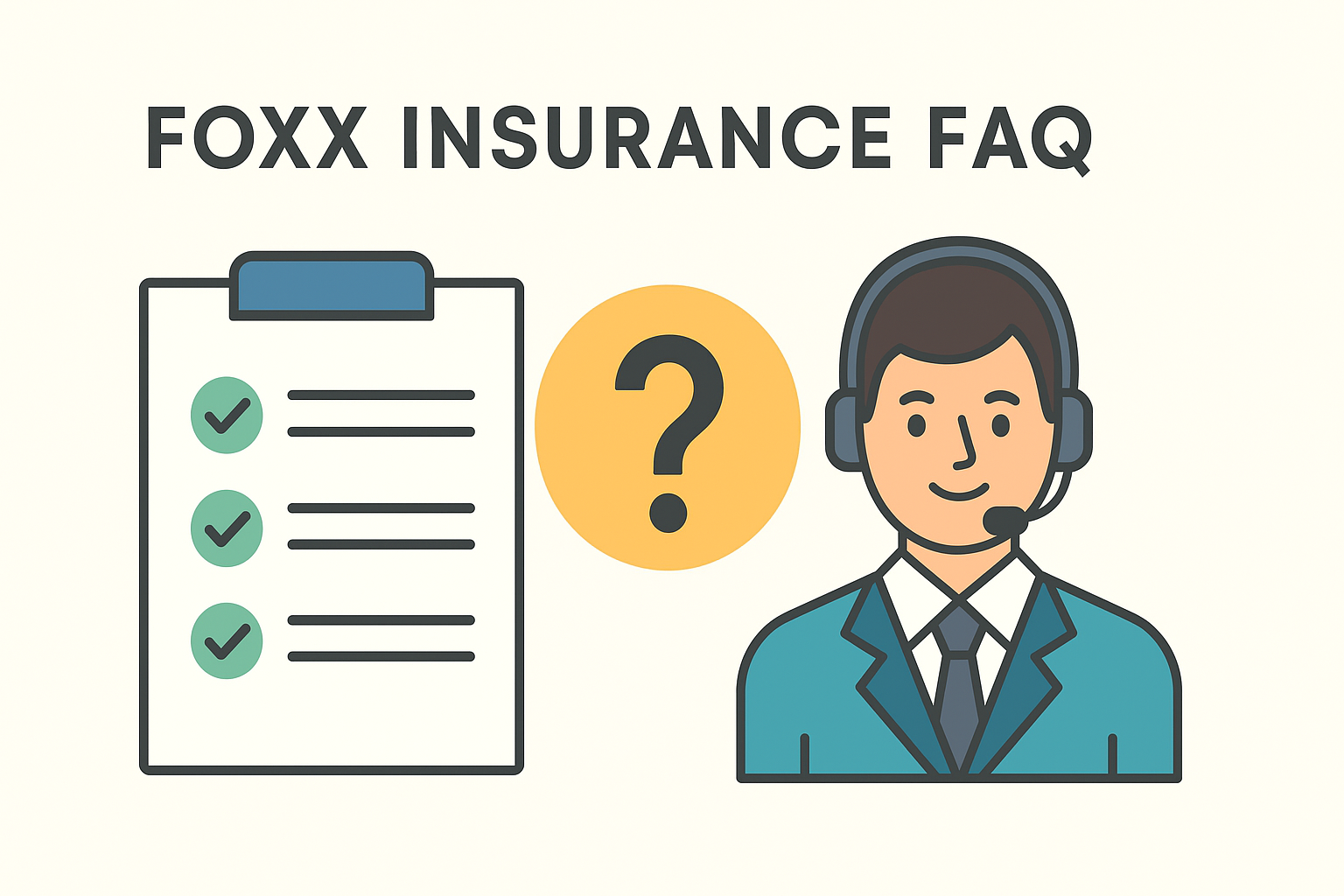 FR44 and SR22 insurance FAQ banner with checklist and support icon