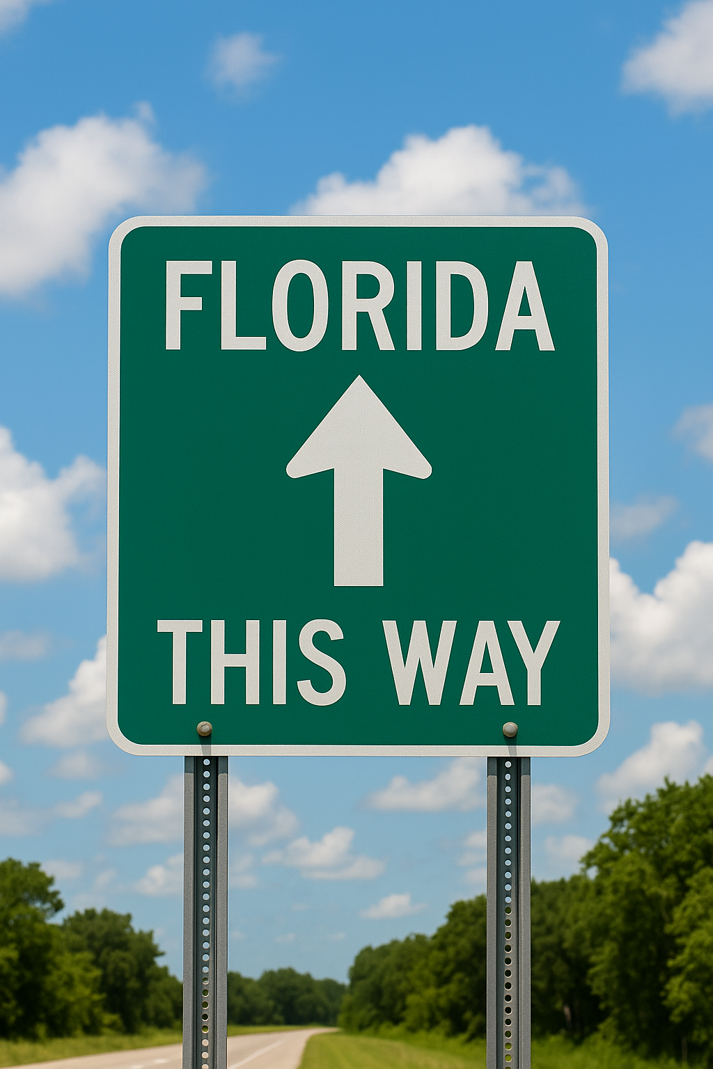 Florida road sign - FR-44 this way