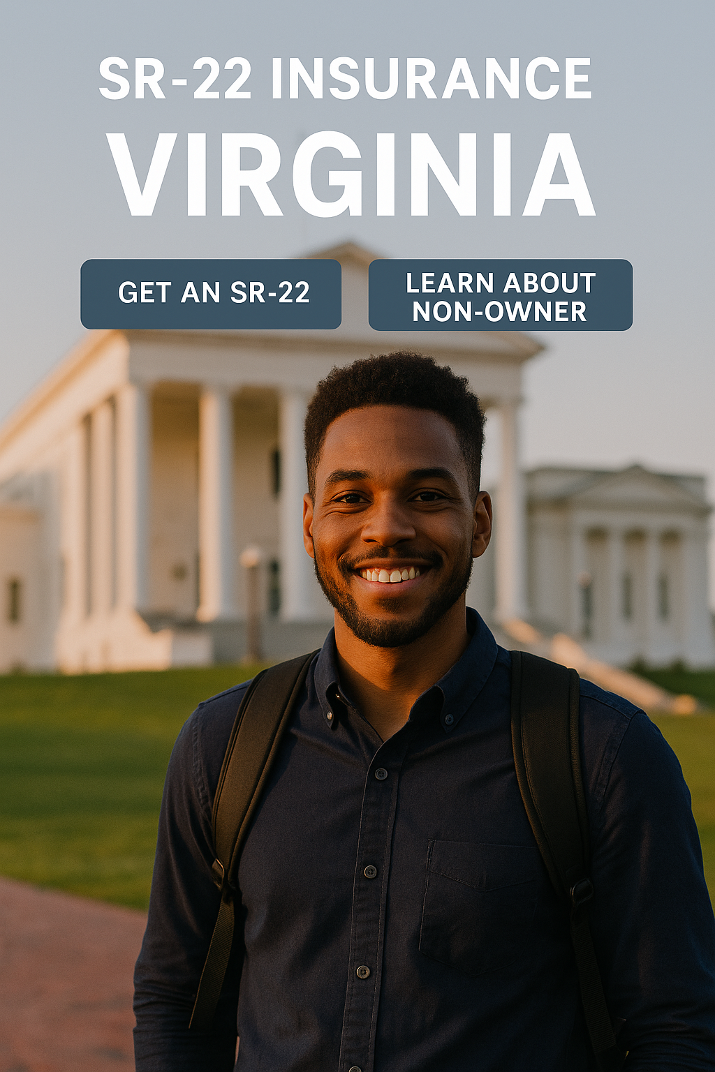 Richmond skyline and bridge in portrait — Virginia SR-22