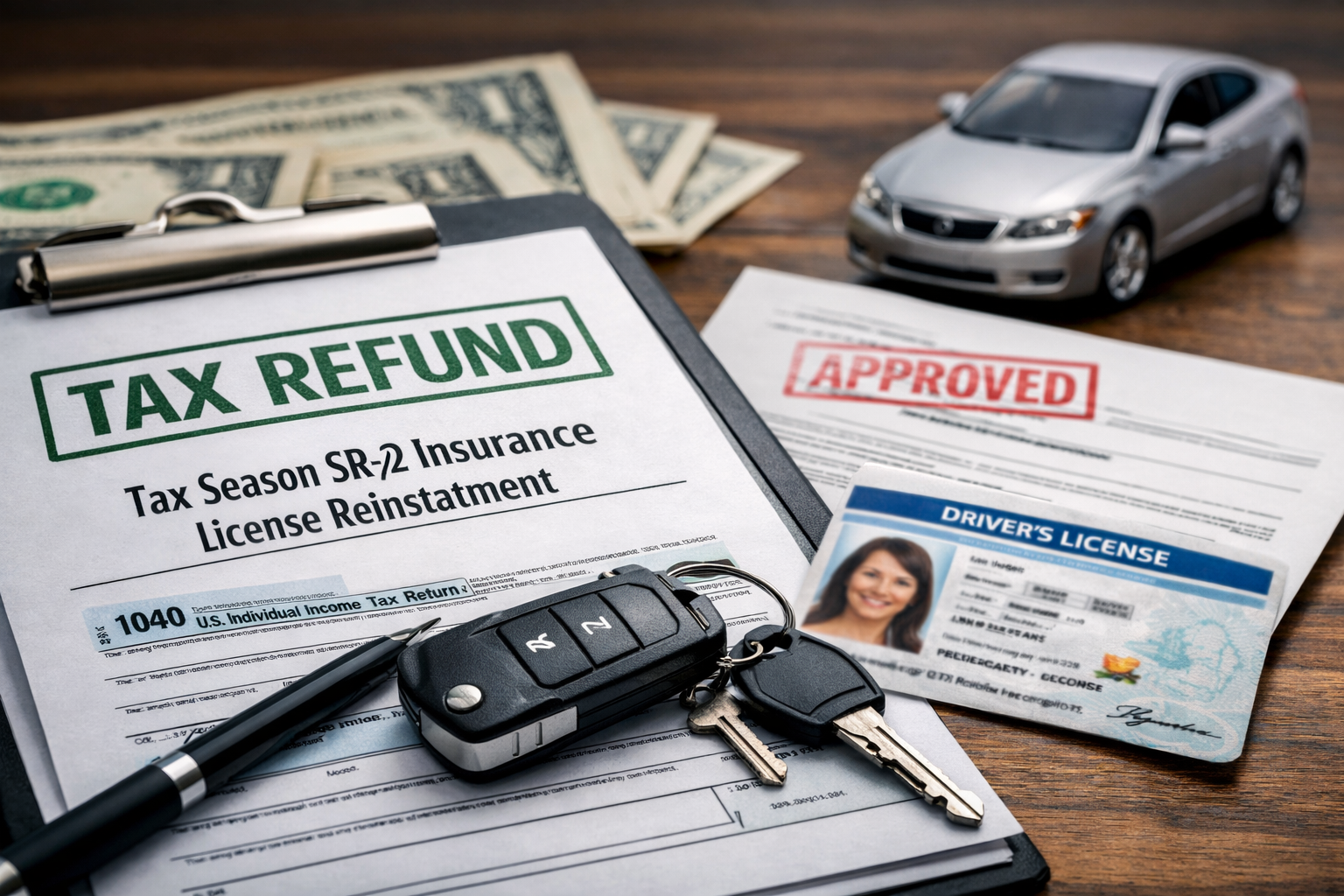 tax season SR-22 insurance license reinstatement